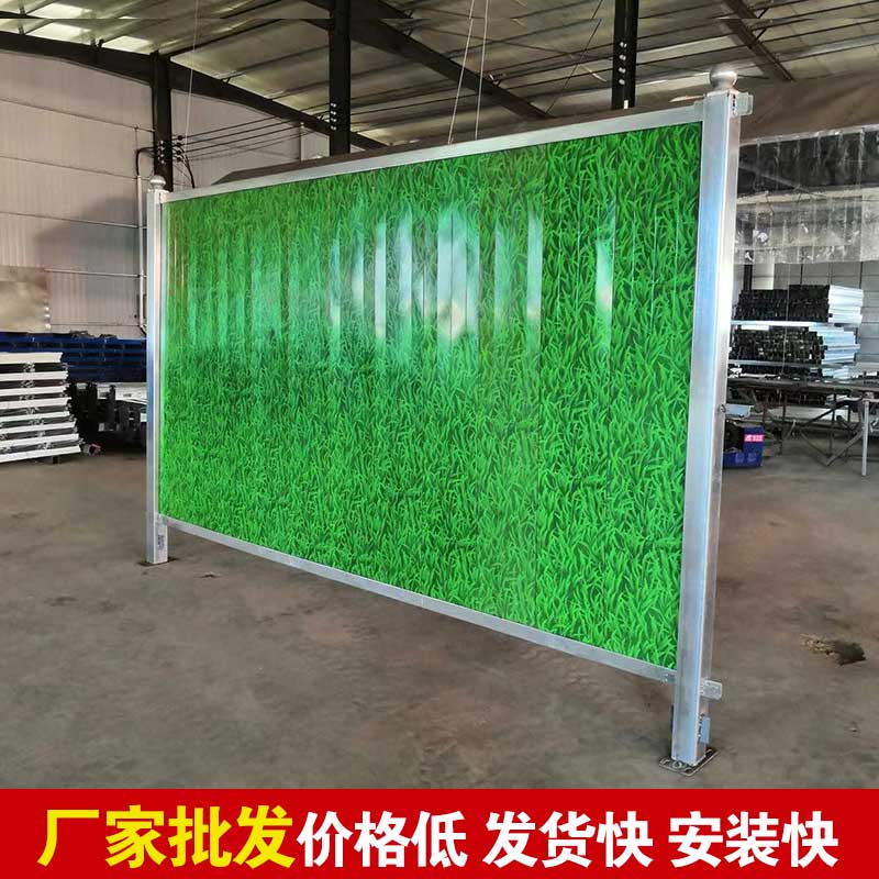 洛陽移動(dòng)式道路彩鋼圍擋多少錢一平米？